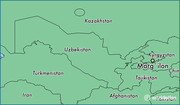 map showing the location of Marg`ilon